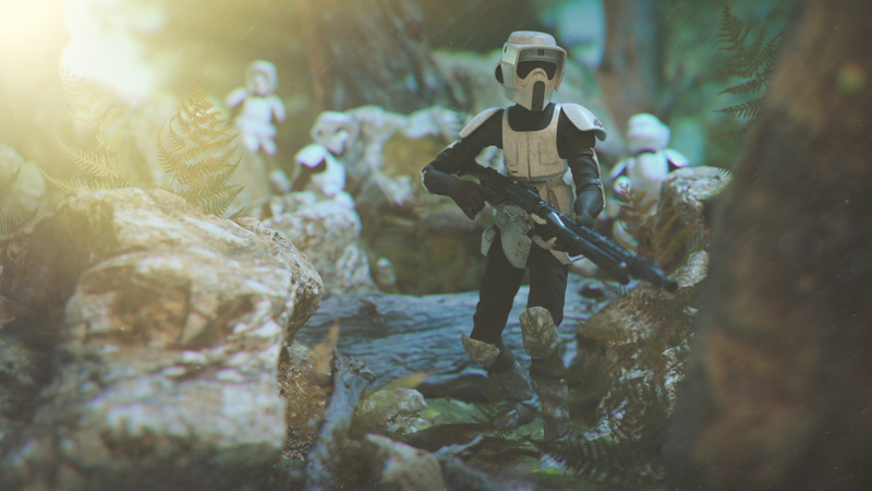Illustration for article titled Scout Trooper Dance Party